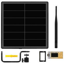 Kit Panneau Solaire pour Meshtastic 5W avec Répéteur Solaire LoRaWAN Solaire MeshCore Heltec Wireless Tracker V2, 28 DBm, 915 MHz