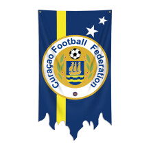 (Curaçao) Wall Hanging Flag 70x130cm 2026 World Cup Supporter Cheering Home Wall Art Decor