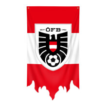 (Austria) Wall Hanging Flag 70x130cm 2026 World Cup Supporter Cheering Home Wall Art Decor