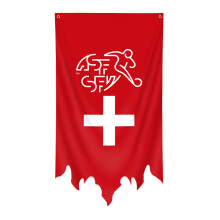 (Switzerland) Wall Hanging Flag 70x130cm 2026 World Cup Supporter Cheering Home Wall Art Decor