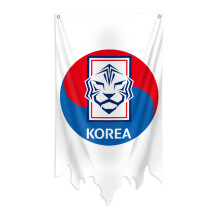 (South Korea) Wall Hanging Flag 70x130cm 2026 World Cup Supporter Cheering Home Wall Art Decor
