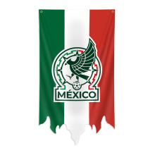 (Mexico) 2026 World Cup Flag 70x130cm Wall Hanging Banner Sports Fan Cheering Home Party Decor