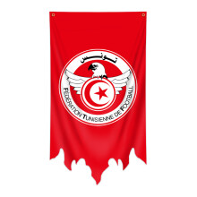 (Tunisia) 2026 World Cup Flag 70x130cm Wall Hanging Banner Sports Fan Cheering Home Party Decor