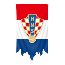 (Croatia) 2026 World Cup Flag 70x130cm Wall Hanging Banner Sports Fan Cheering Home Party Decor