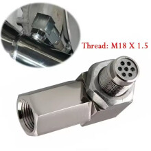 Abgaskatalysator-Abstandshalter für Hintere Lambdasonde, 90-Grad-Minikatalysator, Lambda-O2-Adapter, CEL-Reparatur, M18x1,5