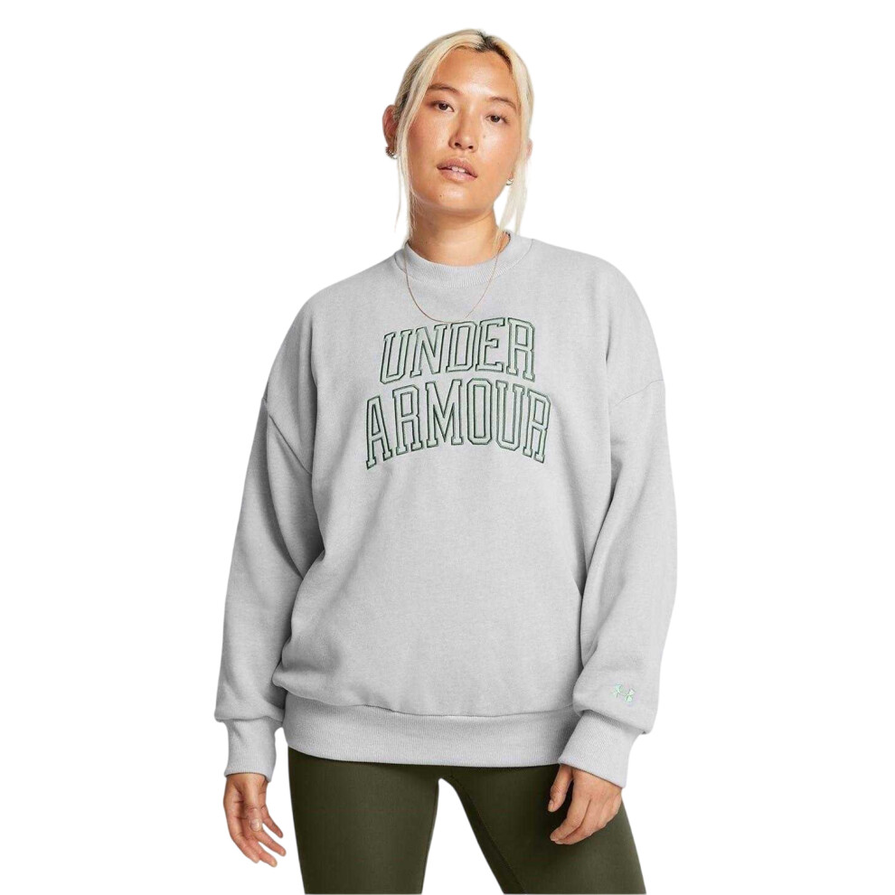 Under Armour (8 Uk, ) Womens/Ladies Icon Oversized Sweatshirt Grey