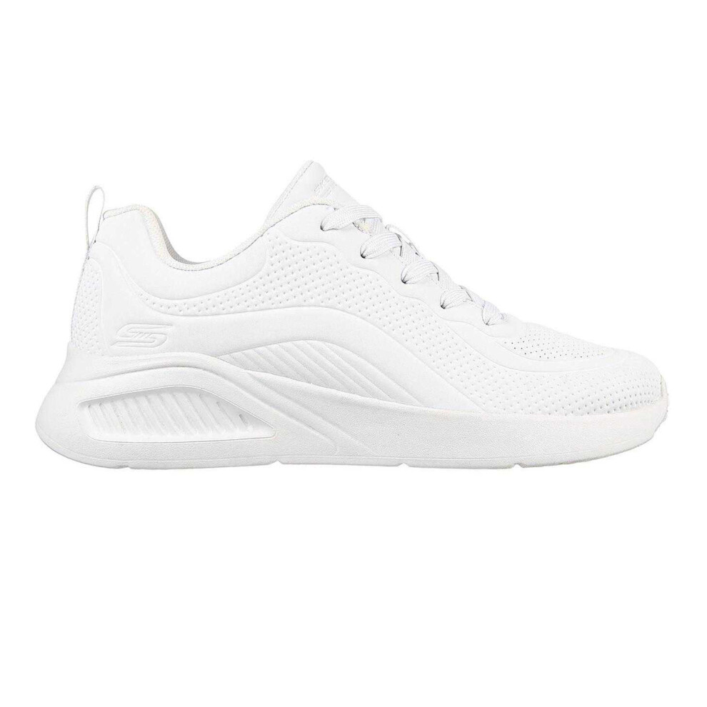 Skechers (5.5 Uk, ) Womens/Ladies Bob Buno Logo Trainers White
