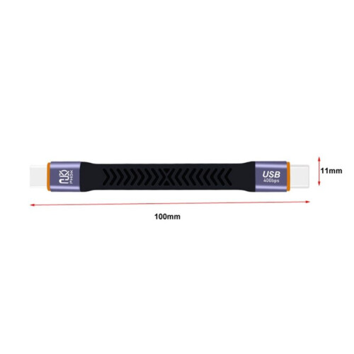 PHDK 40Gbps USB 3.2 Type C Cable Fast Charging Usb C to UsbC Cable High Speed TypeC Data Cable Quick Charging Fast Data Transfer 2