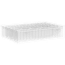 Conjunto de 64 Potes para Guardar Kits de Arte com Pérolas de Arroz, Organizador Portátil para Acessórios de Pérolas de Arroz.