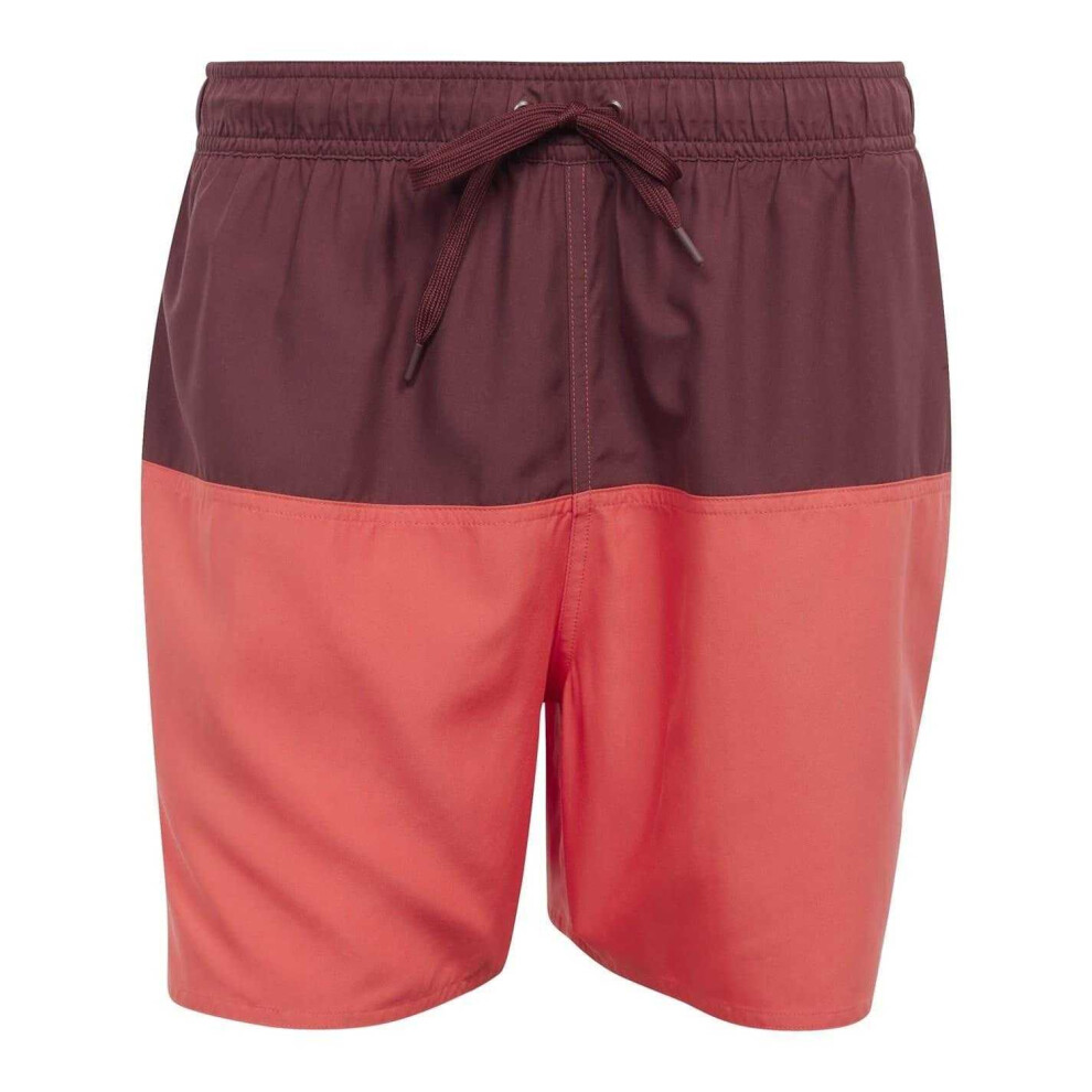 Adidas (S, ) Mens Clx Colour Block Mesh Swim Shorts Red