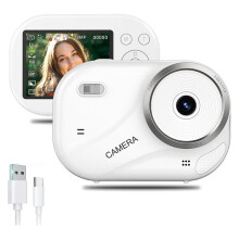 Digital Camera for Teens, Autofocus Anti-Shake Camera with 16X Zoom, 4K Video Camera, Portable Compact Vlogging Camera