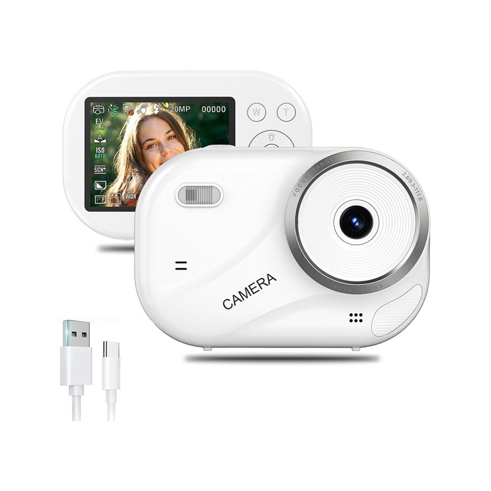 Digital Camera For Teens, Autofocus Anti-Shake Camera With 16X Zoom, 4K Video Camera, Portable Compact Vlogging Camera 6032475634910