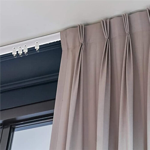 Flexible Bendable Ceiling Curtain Track, , Ceiling Mount for Curtain Rail with Track for Room Divider 2
