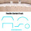 Flexible Bendable Ceiling Curtain Track, , Ceiling Mount for Curtain Rail with Track for Room Divider 4
