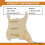 Micros de Guitare éLectrique Pickguard Chargé Assemblage de Plaque à Gratter PréCâblé SSS Jaune 2