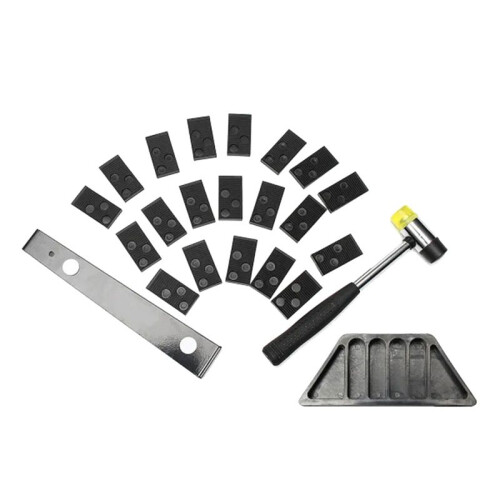 Wood Laminate Flooring Installation Tool Floor Fitting Kit with 20Pcs Spacers Flooring Tool Set 2