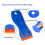 6Pack Plastic  Blades Scraper Tool No Scratch Sticker Removal Scraper for Cleaning Adhesive Label Decal Glue From 3