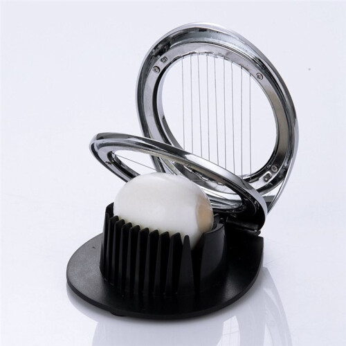 2Pcs Multi Function Stainless Steel Egg Slicer for Hard Boiled Eggs Dishwasher Safe Heavy Duty Egg Cutter Kitchen Helper 2