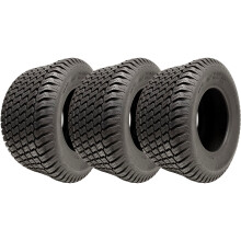 20x10.00-10 Lawnmower Tyres 4-ply Multi Turf Grass P332 Road Legal (Set of 3)