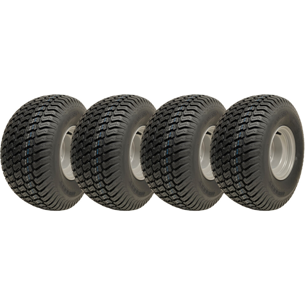 Parnells 20X10.00-8 Lawnmower Grass Wheels 4Ply Wanda P332 Road Legal 4” Pcd (Set Of 4)