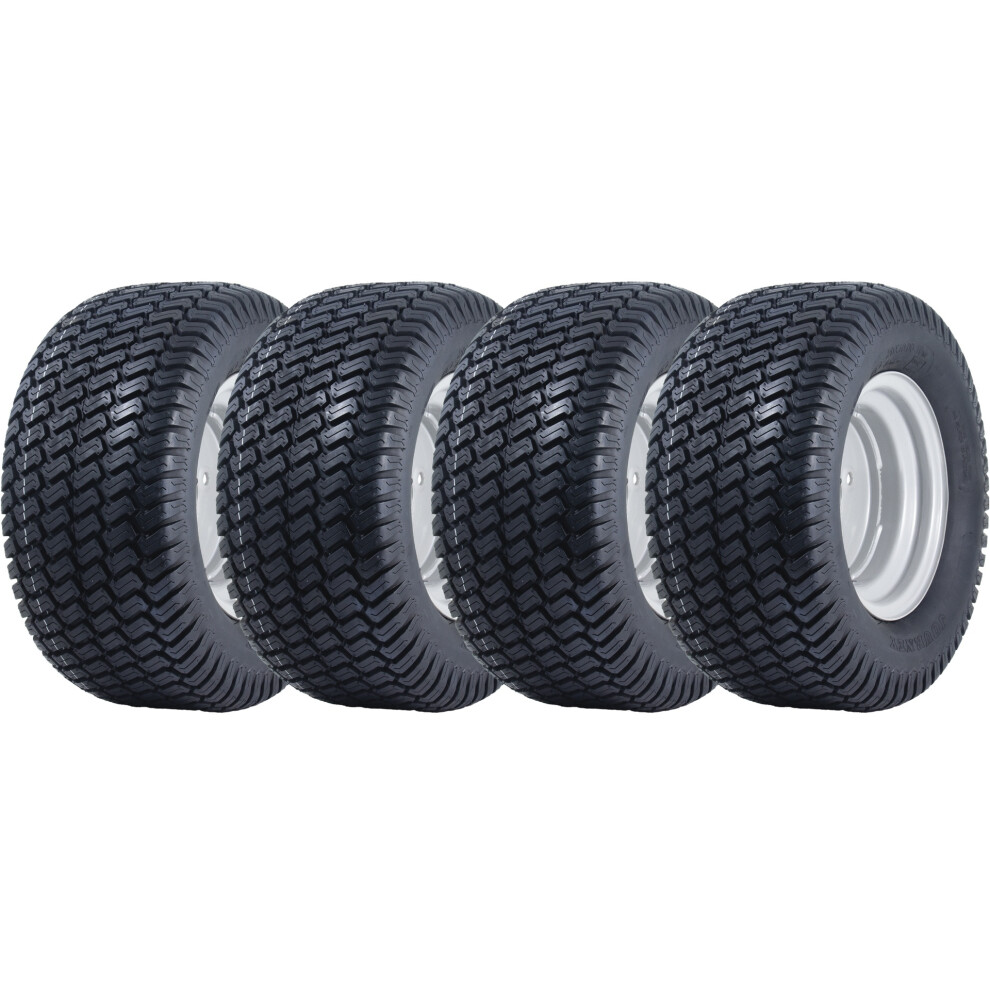 Parnells 20X10.00-10 Lawnmower Wheel 4Ply Grass P332 Road Legal 4 Inch Pcd Rim (Set Of 4)