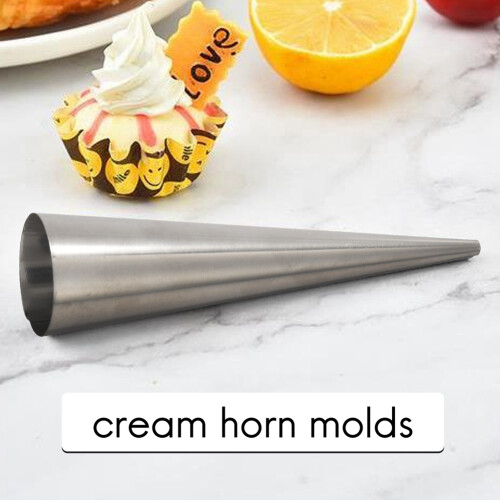 Cream Horn Molds 24Pcs Large Size Baking Cones Stainless Steel 2