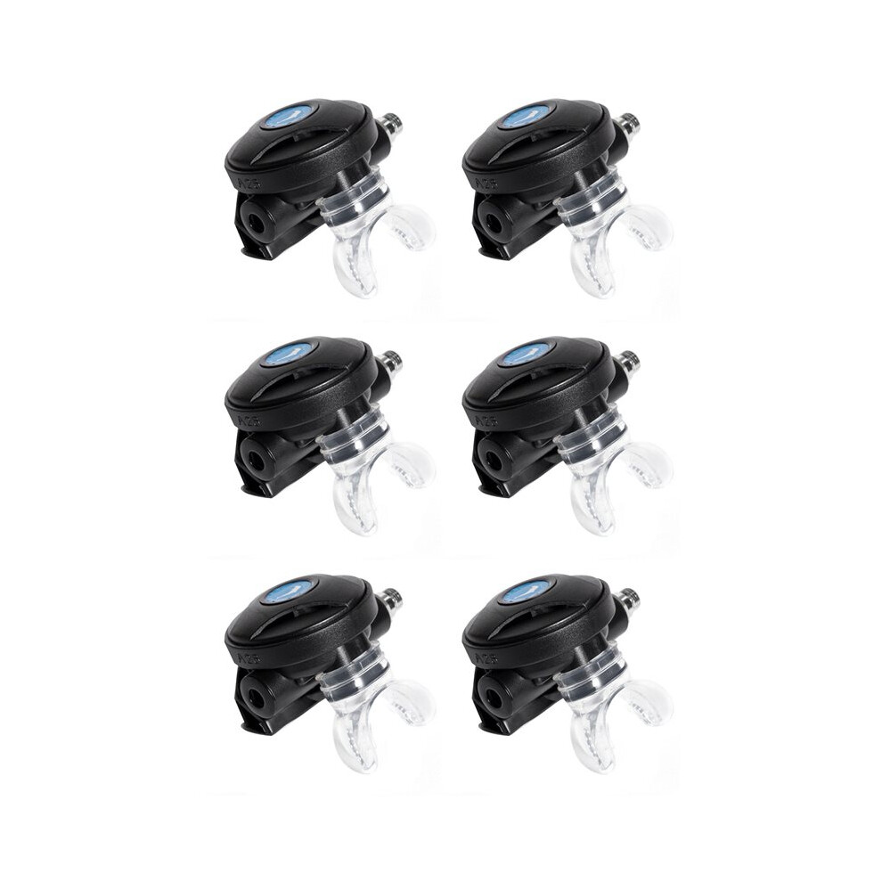 6X Scuba Diving 2Nd Stage Regulator Professional Underwater Scuba Dive Octopus Diving Regulator Black 6031718413503