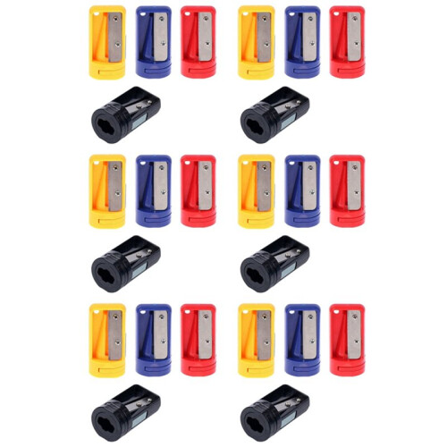 Carpenter Pencil Sharpener- 24 Pack Manual Pencil Sharpener for Flat Carpenter Pencils , Portable Pencil Sharpening Tool