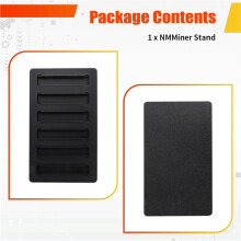 2pcs 2.8 Inch NMMiner 6 Slots Base Bracket for NerdMinerBitcoin Crypto Solo Miner Supports 6X NMMiner 6 Slots Stand