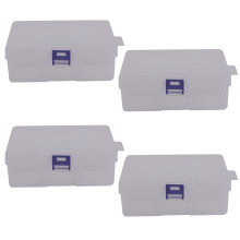 4X 6 Removable Plastic Storage Box Jewelry/Earring/Tools Container Organizer