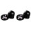 2X Plastic Poker Dice Cup Set with 10 Dices Shaking Cup Drinking Board Game Dice Box Black 1