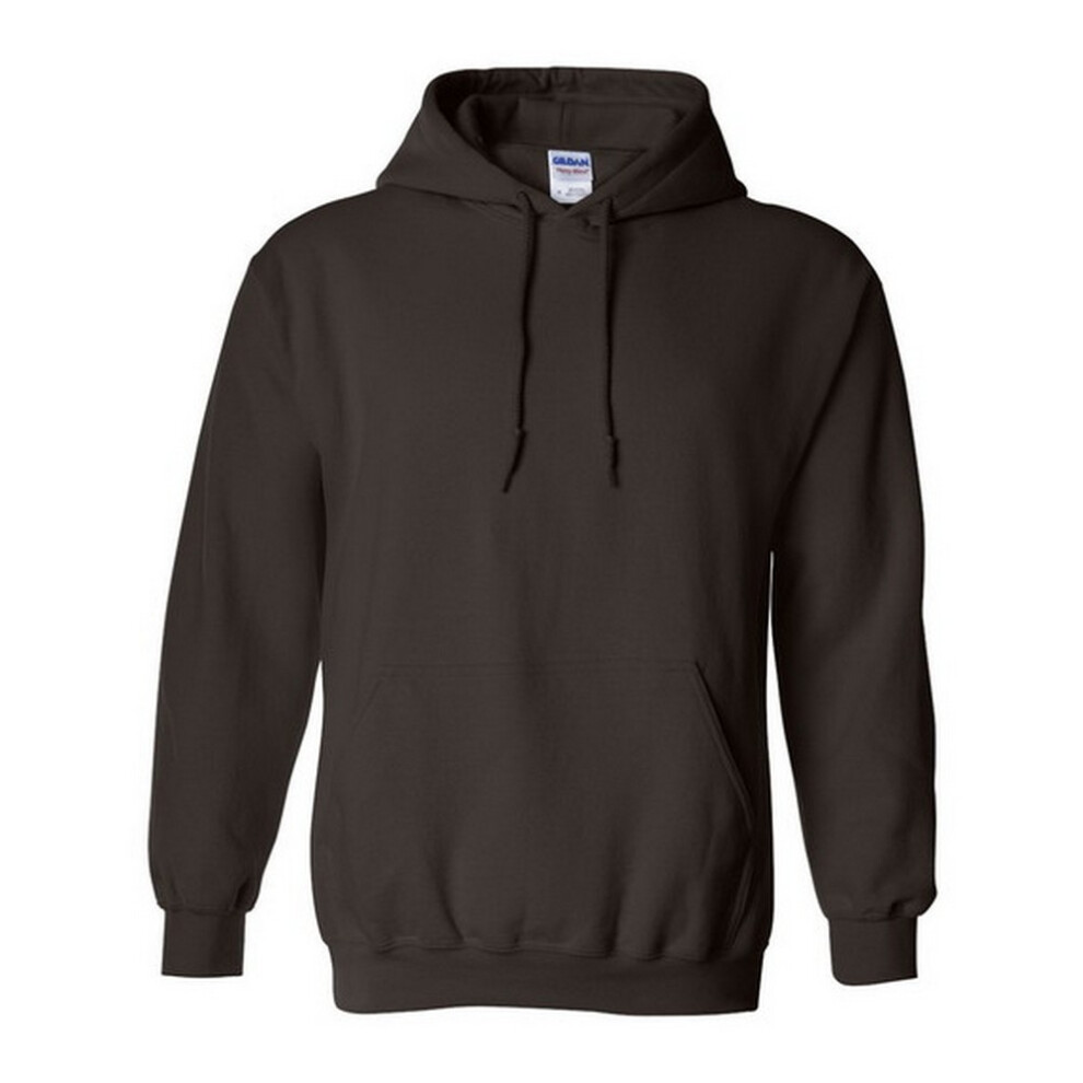 Gildan (2Xl, Dark Chocolate) Heavy Blend Adult Unisex Hooded Sweatshirt / Hoodie Brown,Multicoloured
