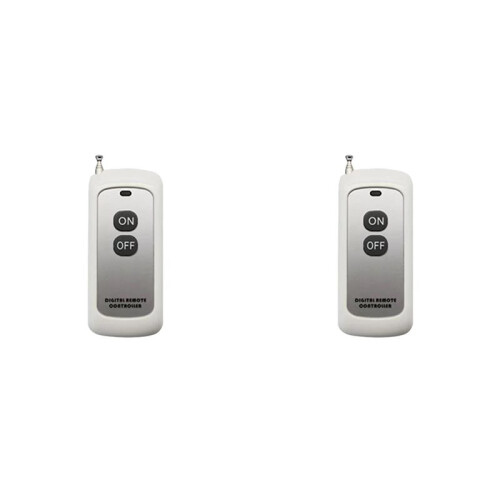 2X 433MHz Wireless Remote Control Learning Code EV1527 Module with Antenna /OFF 2 Button Control 1000M