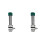 2X Odometer Sensor Gear Speed Sensor Sleeve Speedometer Driven 46510-28000 4651028000 for  Accent Verna 1