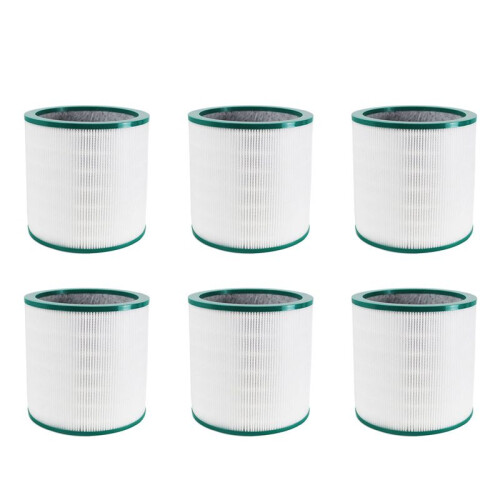 6PCS TP00/TP03/TP02/AM11 Filter Elements Suitable for Leaf Less Fan Screen Compatible with  Air Purifier