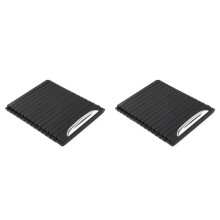 2X Car Center Console Cup Holder Roller Blind C2D60258 for XJ XJR 2010-2019 Armrest Box Roller Curtain