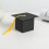50Pcs DIY Paper Graduation Cap Shaped Gift Box Sugar Chocolate Box Black 8