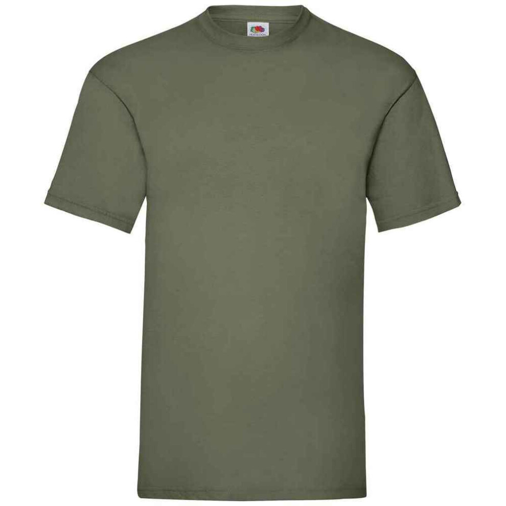 Fruit Of The Loom (Xl, Classic Olive) Mens Valueweight T-Shirt Green,Multicoloured
