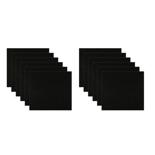 12 PCS Activated Carbon Filter Cat Litter Box Charcoal Filter Cat Litter Pan Filter Suitable for Cat Litter Box