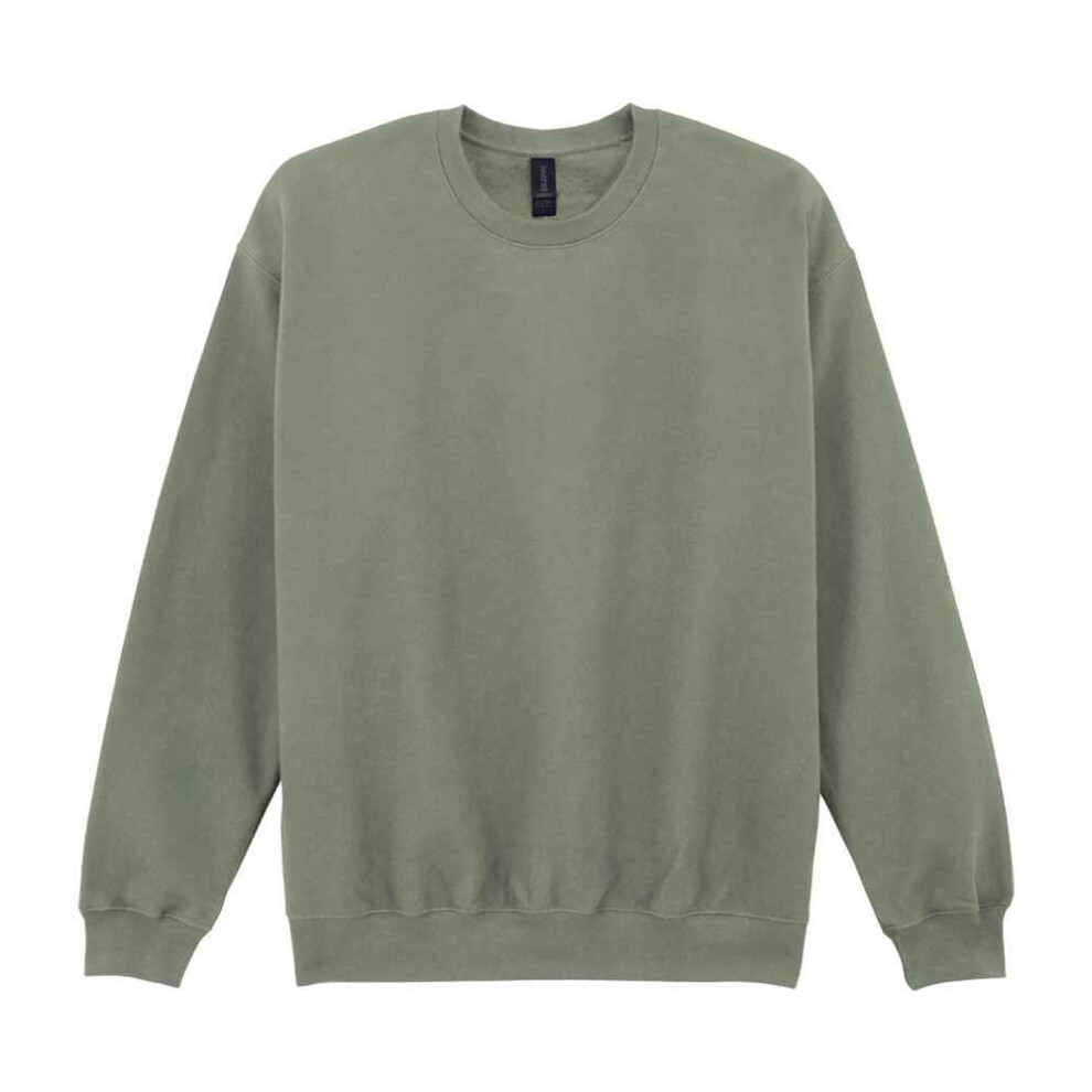 Gildan (Xxl, Sage) Unisex Adult Softstyle Midweight Sweatshirt Multicoloured