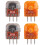 4 Pezzi Nuovo Modulo Sensore Joystick Analogico 3D TMR Hall Effekt per Controller Hall Thumb Stick per PS4 1