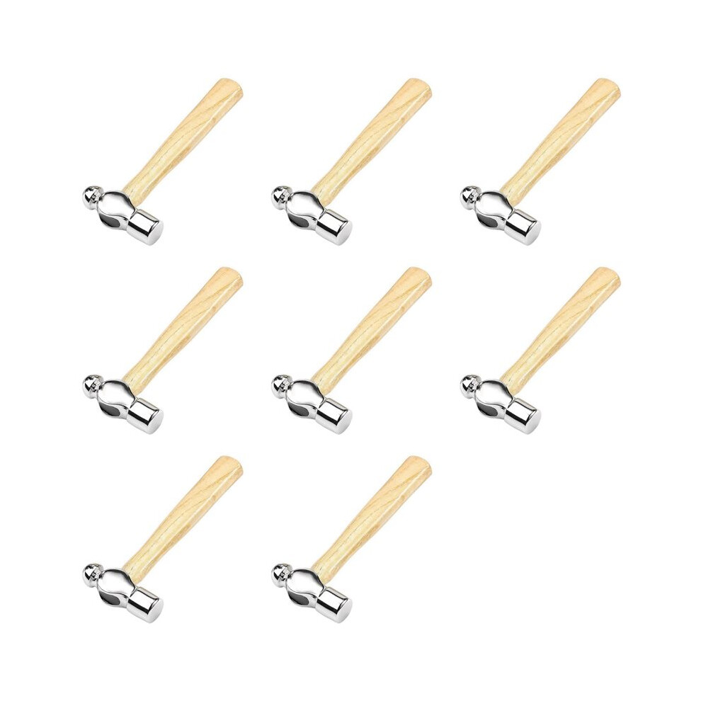 8X Wooden Handle Round Hammer Home Installation Small Hammer Walnut Hammer 0.25P Woodworking Hammer Hammer 4712690794317