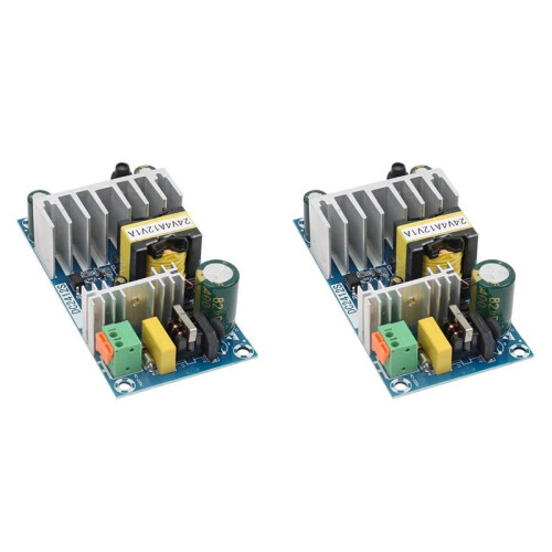 2X AC- 24V 4A / 12V 1A Schakelvoedingsprintplaat Circuitmodule Schakelvoedingsmodule