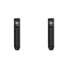 2X Machine à Tatouer Sans Fil, Stylo Rotatif, Stylo de Tatouage Monobloc, Bouton Arc-en-Ciel, Accessoire de Tatouage pour Débutants.