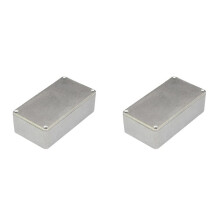 2X 125B Pedaalbehuizing Effect Aluminium Box Akoestische Gitaar Voetschakelaar Elektronica Koffer Gitaareffecten Gitaaraccessoires