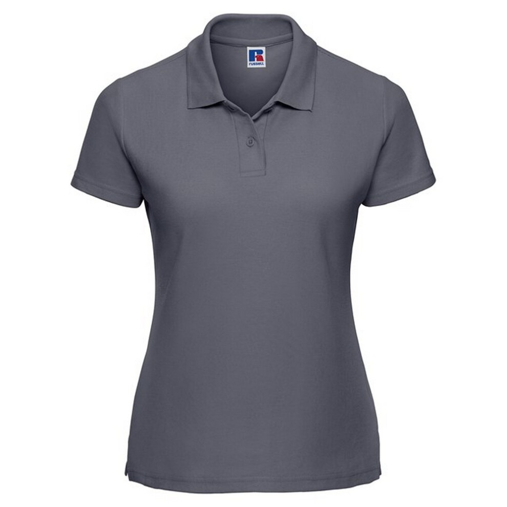 Russell (Xl, Convoy ) Womens/Ladies Polycotton Classic Polo Shirt Grey