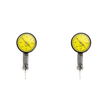 2X Jauge de Niveau 0-0,8 mm Indicateur de Test à Cadran de Précision Indicateur à Cadran Numérique Support de Base Magnétique Flexible Universel