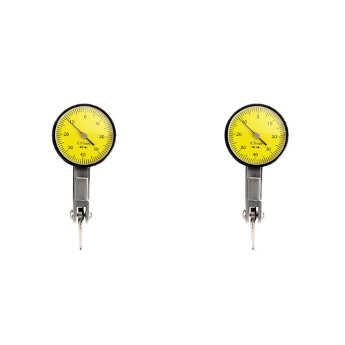 2pcs 0-0.8mm Level Gauge Scale Precision Dial Test Indicator Digital Indicator Universal Flexible Magnetic Base Stand