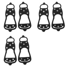 6X 8 Zähne Eisgreifer Spike für Schuhe Winter Outdoor Anti-Rutsch-Wandern Bergsteigen Eis Schnee Steigeisen Anti-Rutsch-Schuh