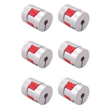 6pcs 5mmx8mmx25mm CNC Stepper Motor Flexible Plum Jaw Shaft Coupling Coupler New